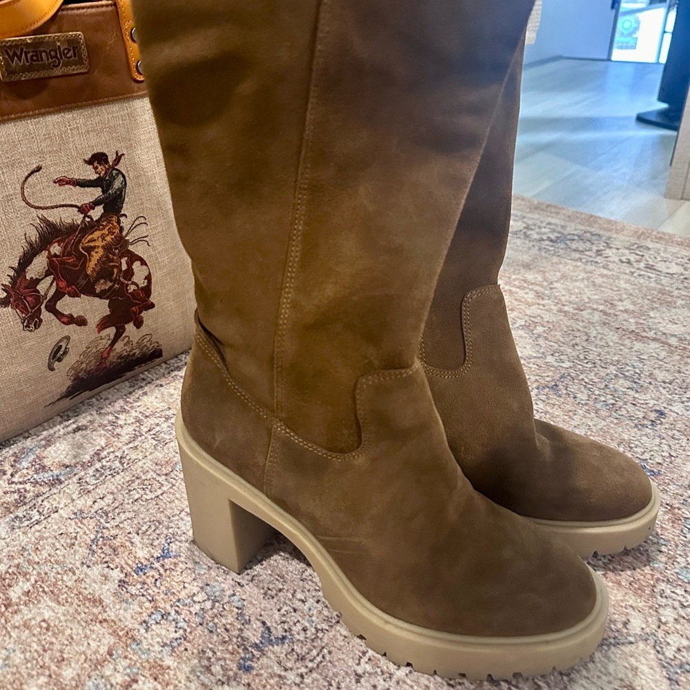 Dolce vita to the knee boots.